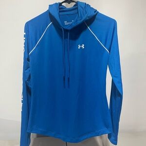 Under Armour Blue Women’s Hooded Shirt, size‎ S